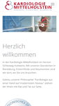 Mobile Screenshot of kardiologie-rendsburg.de