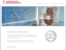 Tablet Screenshot of kardiologie-rendsburg.de